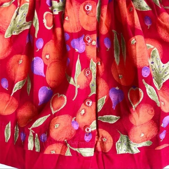 VTG CB kids Girls orange/veggie hat/dress set 3T - Picture 4 of 7